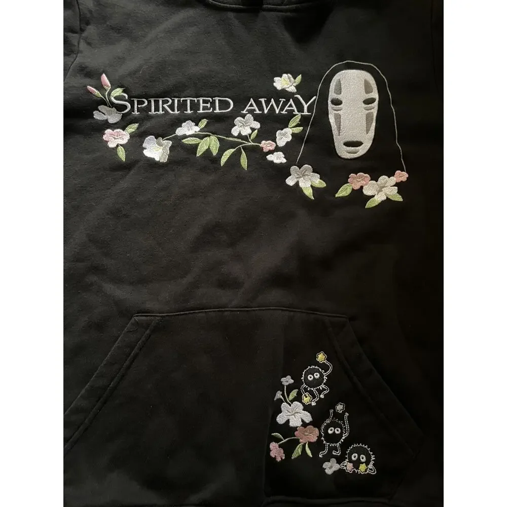 Her universe Studio Ghibli Spirited Away Floral No-Face Hoodie XS Boxlunch